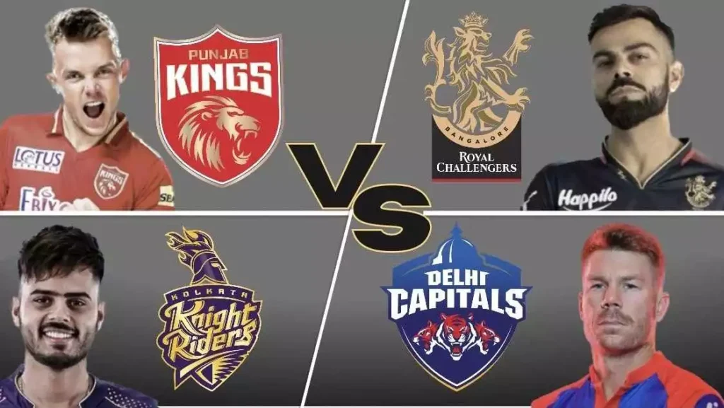 PBKS-RCB & DC-KKR