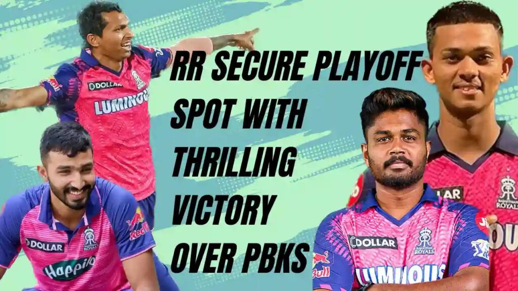 RR vs PBKS Highlights IPL 2023 