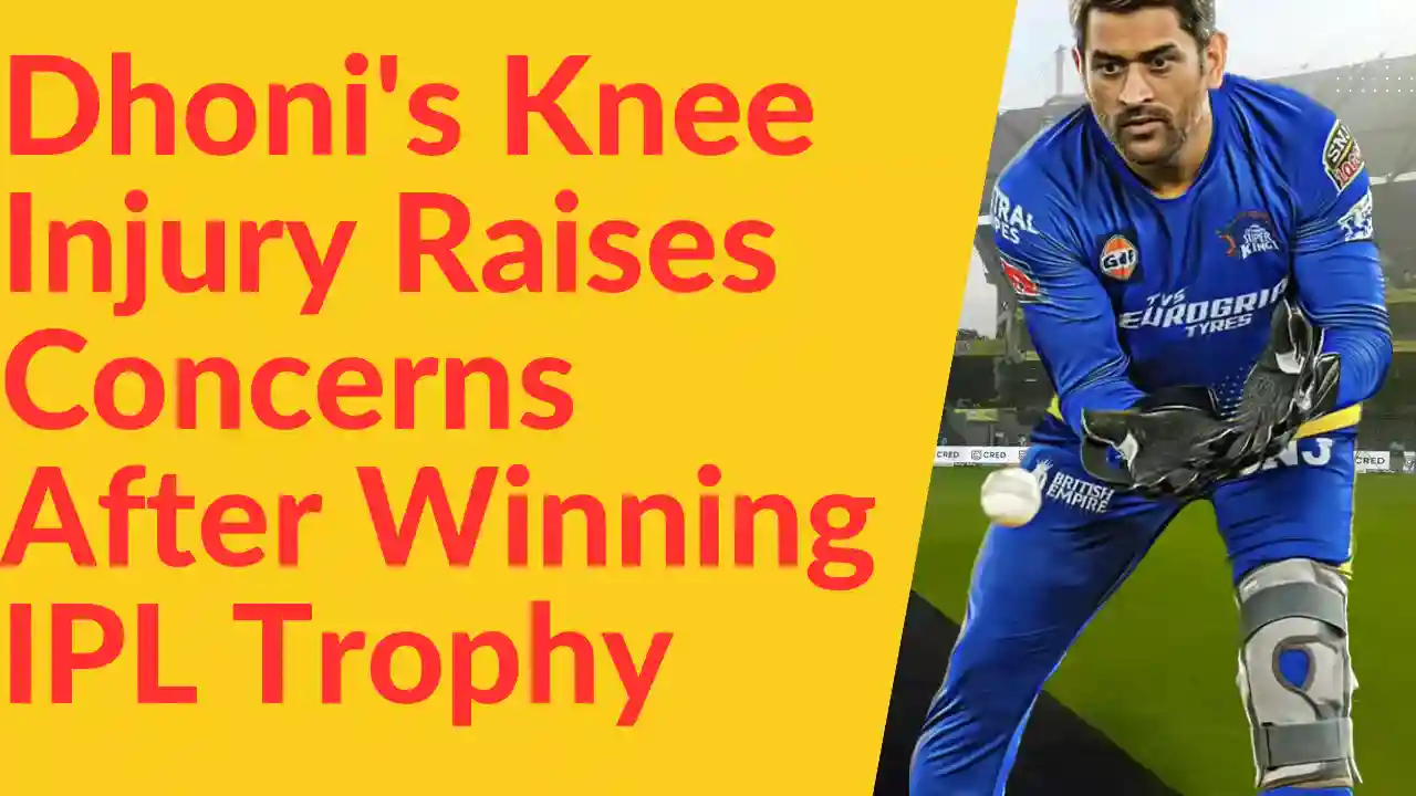 Dhoni's Knee Injury